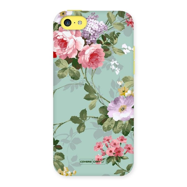 Desinger Floral Back Case for iPhone 5C
