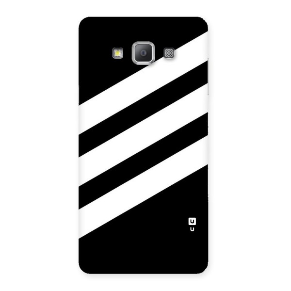 Diagonal Classic Stripes Back Case for Galaxy A7