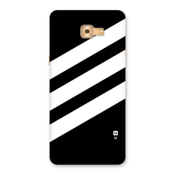 Diagonal Classic Stripes Back Case for Galaxy C9 Pro