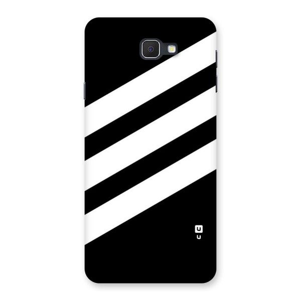 Diagonal Classic Stripes Back Case for Galaxy On7 2016