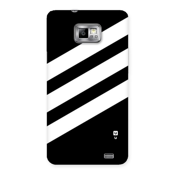 Diagonal Classic Stripes Back Case for Galaxy S2