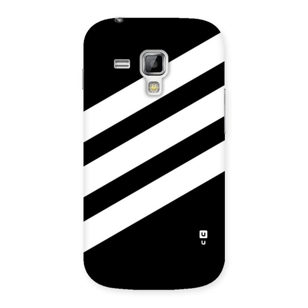 Diagonal Classic Stripes Back Case for Galaxy S Duos
