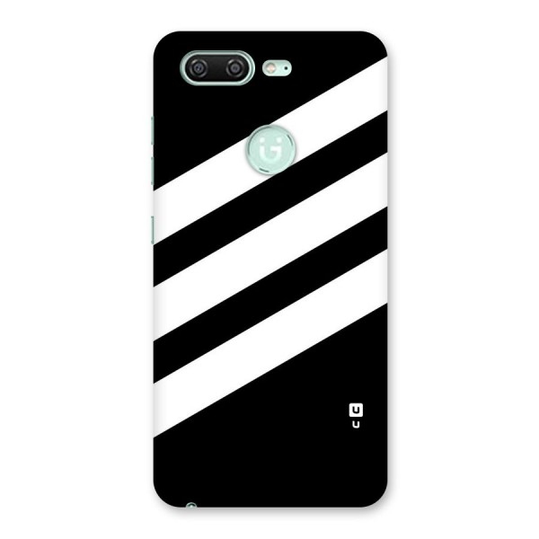 Diagonal Classic Stripes Back Case for Gionee S10
