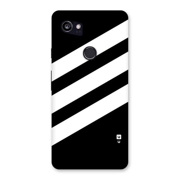 Diagonal Classic Stripes Back Case for Google Pixel 2 XL