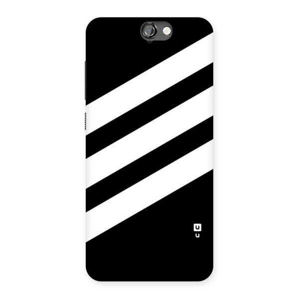 Diagonal Classic Stripes Back Case for HTC One A9