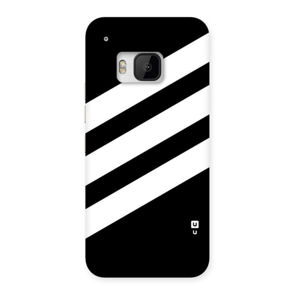 Diagonal Classic Stripes Back Case for HTC One M9
