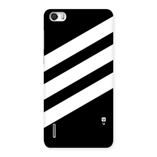 Diagonal Classic Stripes Back Case for Honor 6