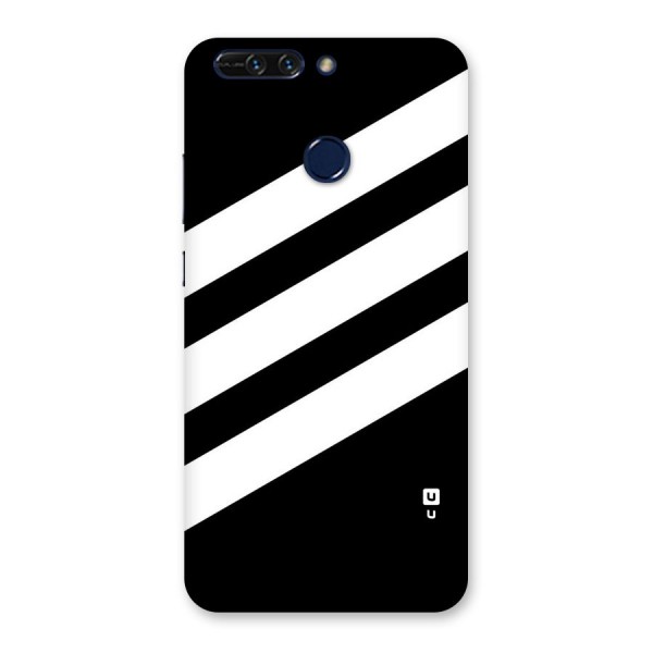 Diagonal Classic Stripes Back Case for Honor 8 Pro