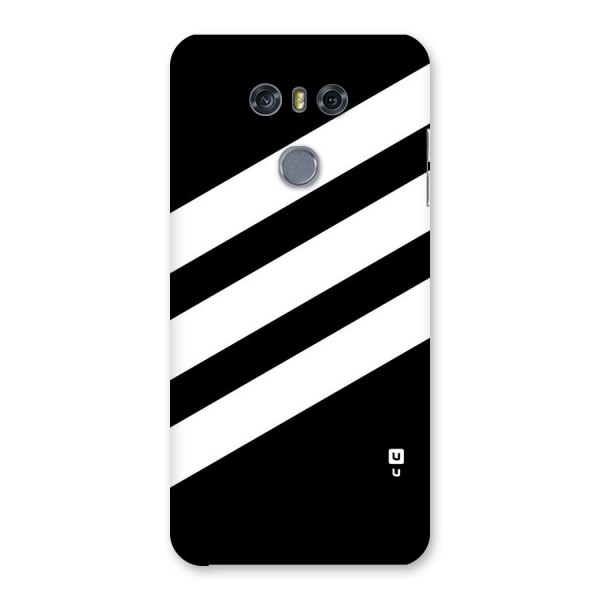 Diagonal Classic Stripes Back Case for LG G6