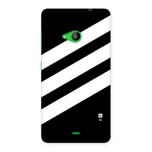 Diagonal Classic Stripes Back Case for Lumia 535