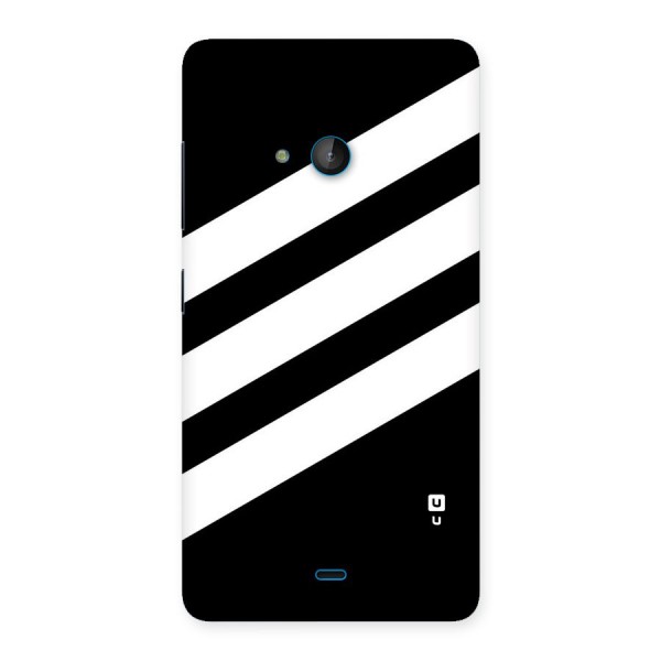 Diagonal Classic Stripes Back Case for Lumia 540