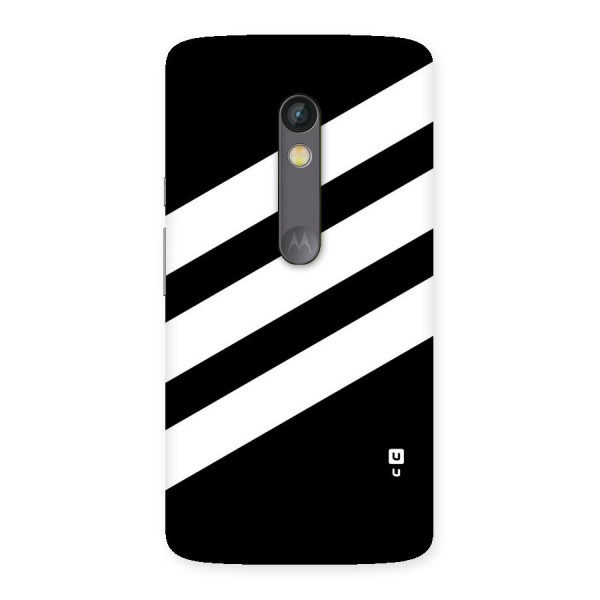 Diagonal Classic Stripes Back Case for Moto X Play