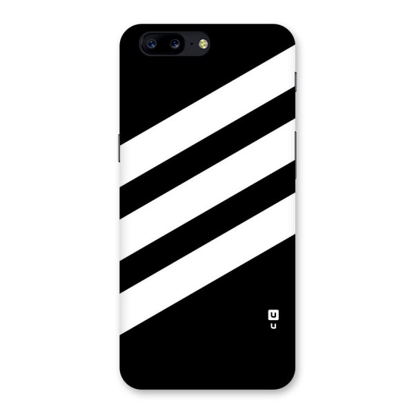 Diagonal Classic Stripes Back Case for OnePlus 5