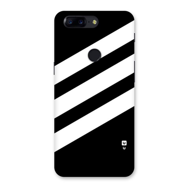 Diagonal Classic Stripes Back Case for OnePlus 5T