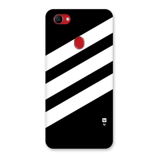 Diagonal Classic Stripes Back Case for Oppo F7