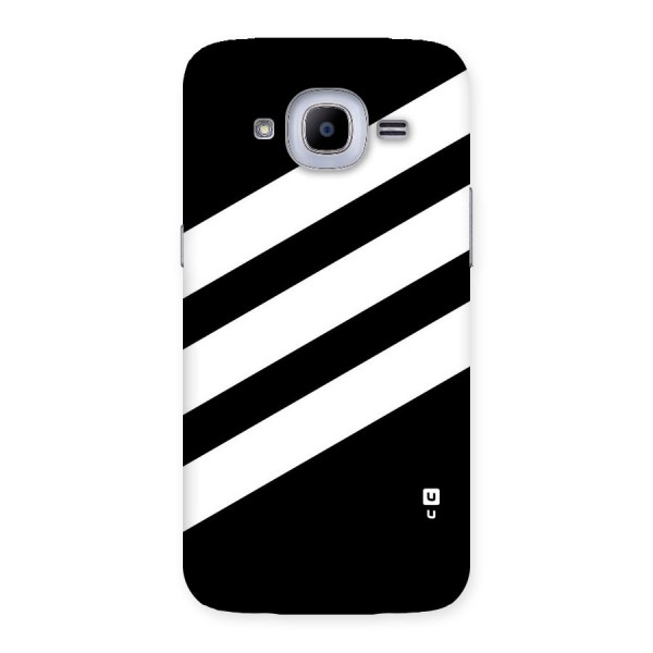 Diagonal Classic Stripes Back Case for Samsung Galaxy J2 Pro