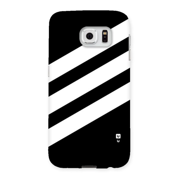 Diagonal Classic Stripes Back Case for Samsung Galaxy S6