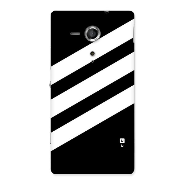 Diagonal Classic Stripes Back Case for Sony Xperia SP