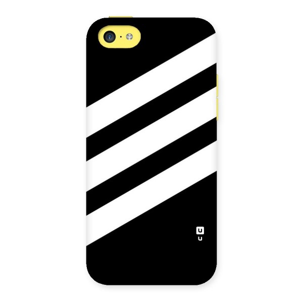 Diagonal Classic Stripes Back Case for iPhone 5C