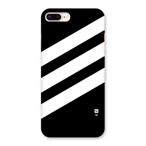 Diagonal Classic Stripes Back Case for iPhone 8 Plus