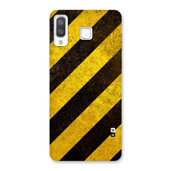 Diagonal Road Pattern Back Case for Galaxy A8 Star