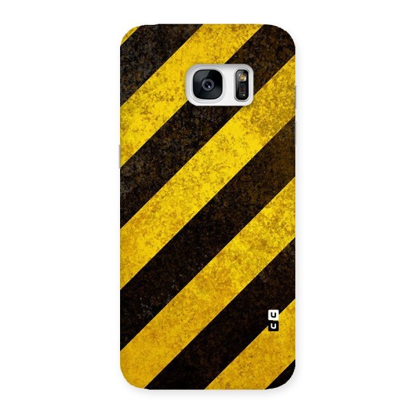 Diagonal Road Pattern Back Case for Galaxy S7 Edge