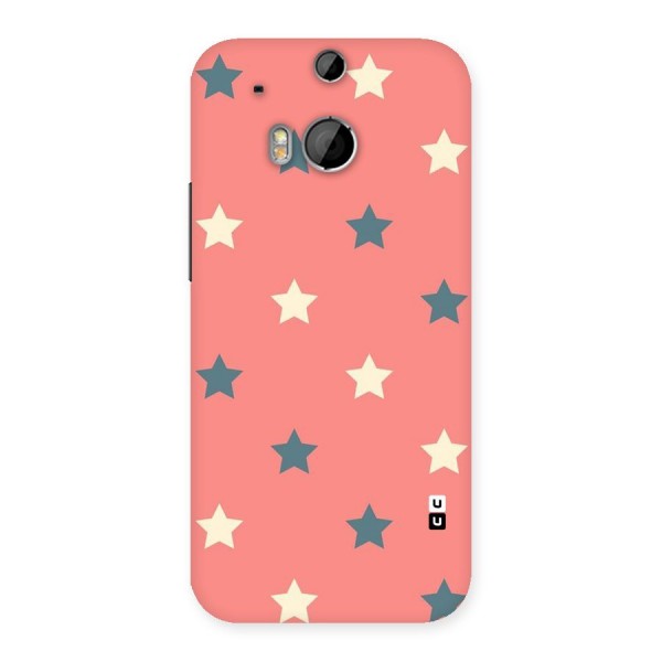 Diagonal Stars Back Case for HTC One M8