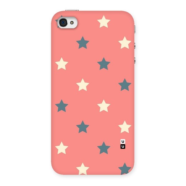 Diagonal Stars Back Case for iPhone 4 4s