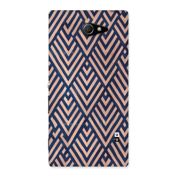 Diamond Blues Back Case for Sony Xperia M2