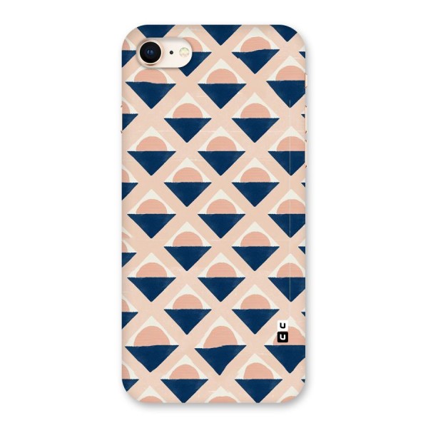 Diamond Circle Pattern Back Case for iPhone 8