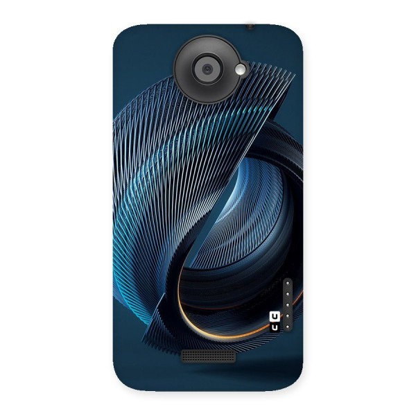 Digital Circle Pattern Back Case for HTC One X