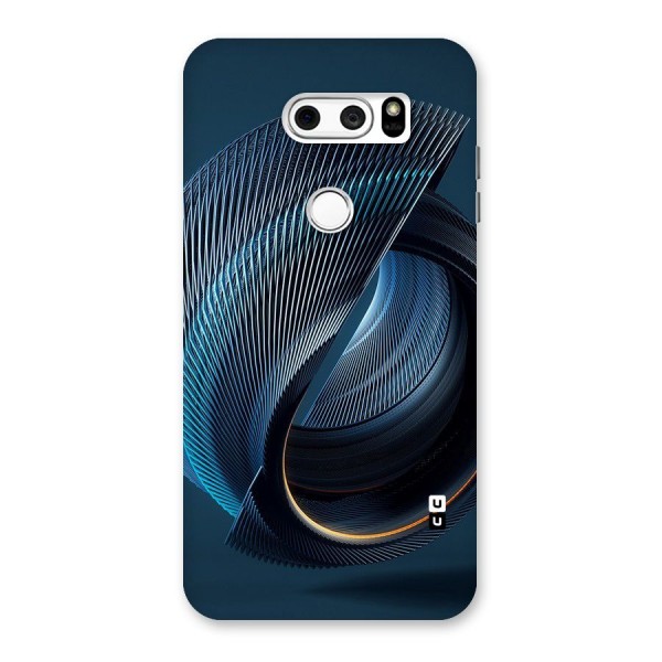 Digital Circle Pattern Back Case for LG V30