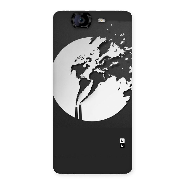 Disorted Design Black Back Case for Canvas Knight A350