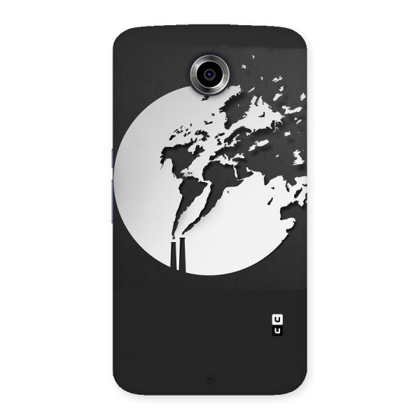 Disorted Design Black Back Case for Nexsus 6