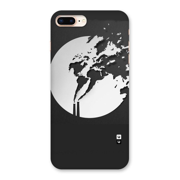 Disorted Design Black Back Case for iPhone 8 Plus