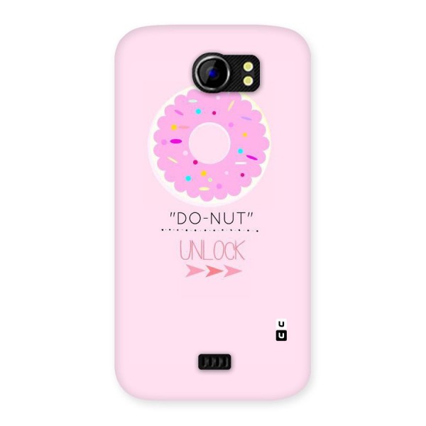 Do-Nut Unlock Back Case for Micromax Canvas 2 A110