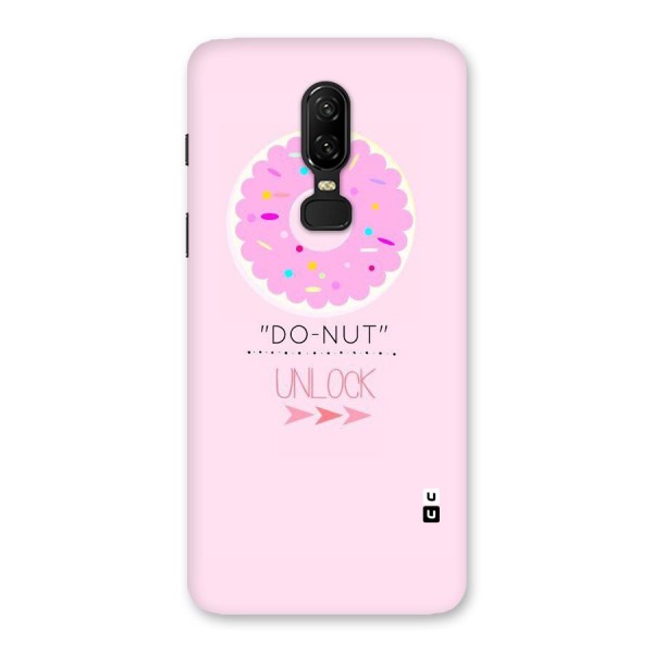 Do-Nut Unlock Back Case for OnePlus 6