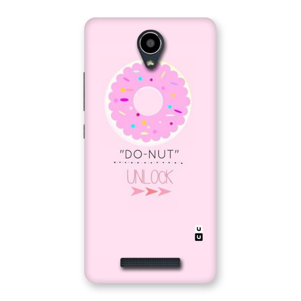 Do-Nut Unlock Back Case for Redmi Note 2