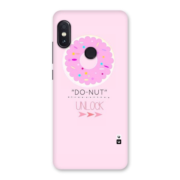 Do-Nut Unlock Back Case for Redmi Note 5 Pro