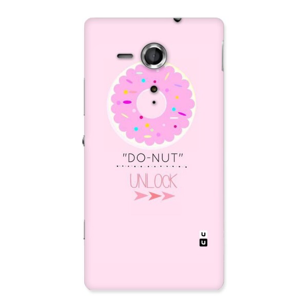 Do-Nut Unlock Back Case for Sony Xperia SP