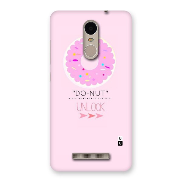 Do-Nut Unlock Back Case for Xiaomi Redmi Note 3
