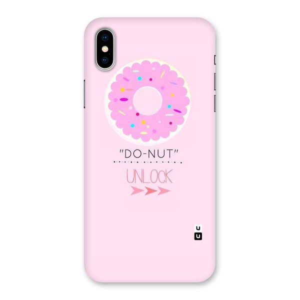 Do-Nut Unlock Back Case for iPhone X