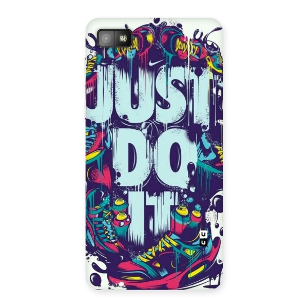 Do It Abstract Back Case for Blackberry Z10