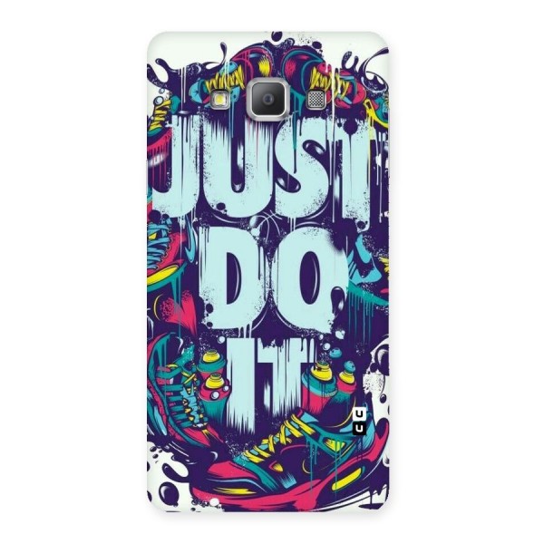Do It Abstract Back Case for Galaxy A7
