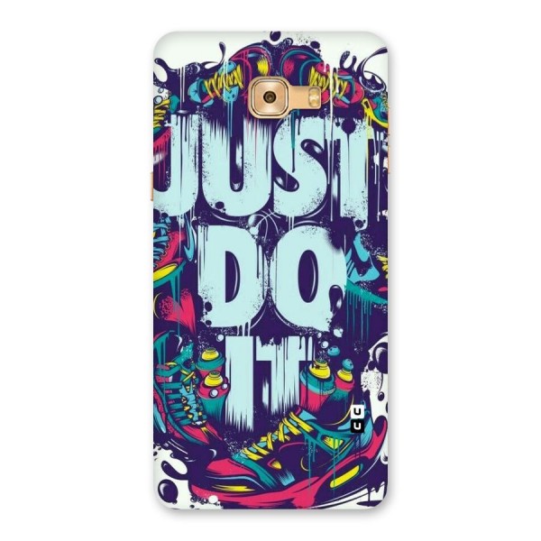 Do It Abstract Back Case for Galaxy C9 Pro