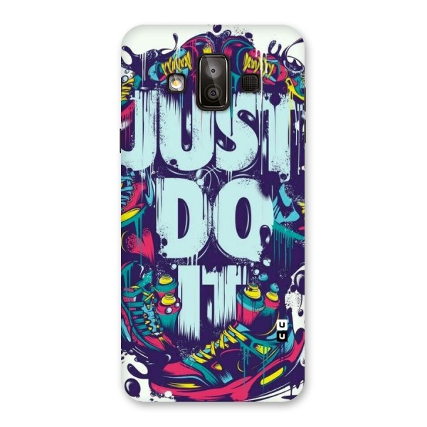 Do It Abstract Back Case for Galaxy J7 Duo