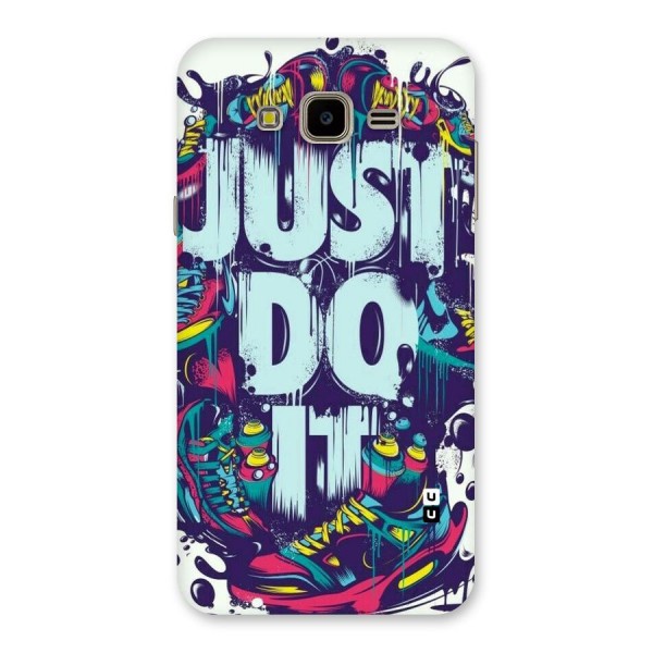 Do It Abstract Back Case for Galaxy J7 Nxt