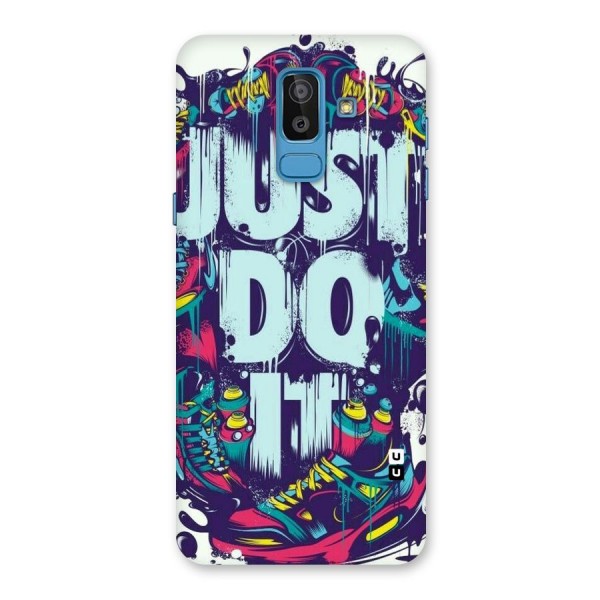 Do It Abstract Back Case for Galaxy J8