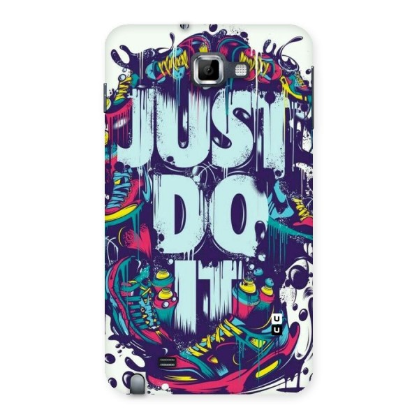 Do It Abstract Back Case for Galaxy Note
