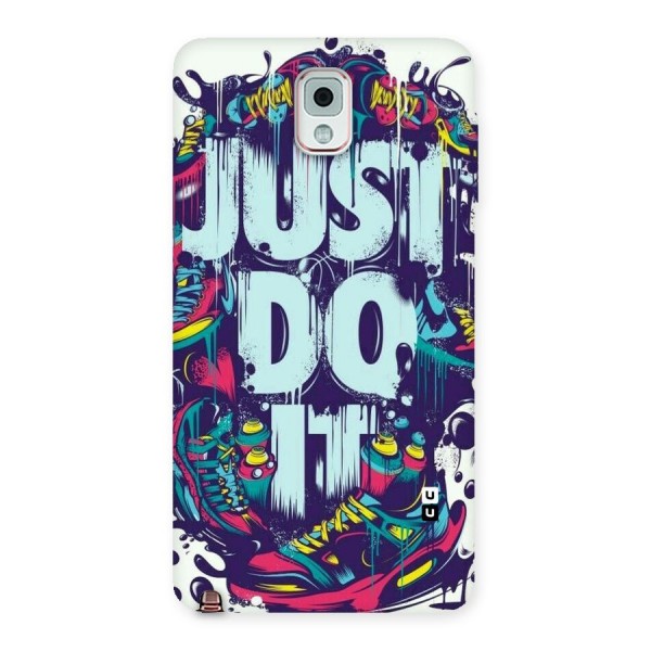 Do It Abstract Back Case for Galaxy Note 3